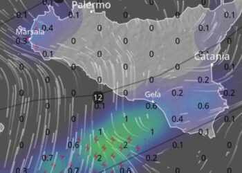Maltempo Sicilia: arriva il freddo artico, piogge già da stasera