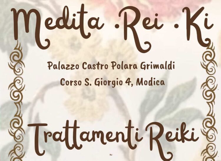 Medita Reiki domani a Modica
