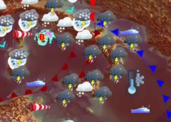 Meteo, maltempo Sicilia: arriva il ciclone con temporali, neve e venti burrascosi