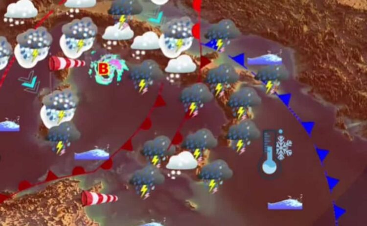 Meteo, maltempo Sicilia: arriva il ciclone con temporali, neve e venti burrascosi