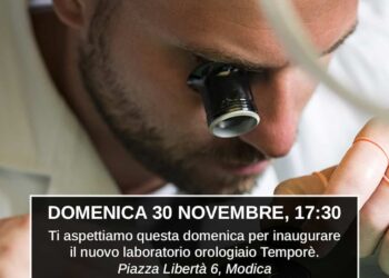 Modica, oggi si inaugura Temporè - Maestri del Tempo