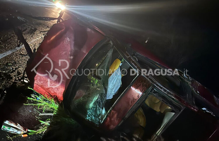 Ragusa, 2 feriti nell'incidente sulla strada per Marina di Ragusa