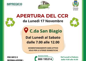 Scicli, conferimento rifiuti ingombranti nell'area comunale di contrada San Biagio