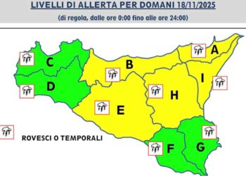Maltempo in Sicilia: rovesci, temporali e freddo