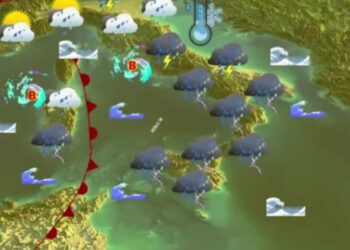 Maltempo Sicilia, vortice ciclonico sul mediterraneo: freddo, pioggia e temporali