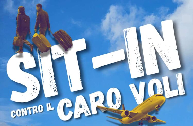 Caro-voli Natale: lunedì un sit-in all'aeroporto di Palermo