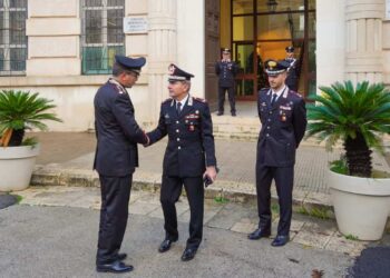 Il Comandante della Legione Carabinieri Sicilia, al Comando Provinciale di Ragusa