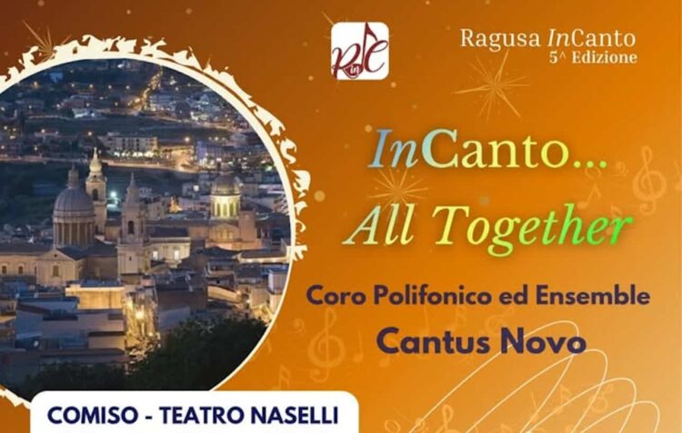 Comiso, stasera il concerto del Coro Polifonico ed Ensemble Cantus Novo