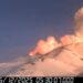 Catania, attività stromboliana dal cratere Nord-Est dell'Etna