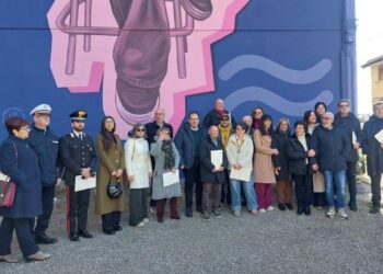 Gangi, un murale di Buglisi racconta lo stemma storico del paese madonita