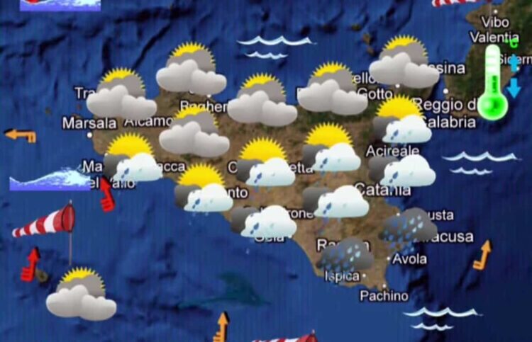 Maltempo Sicilia, ancora pioggia nella zona orientale