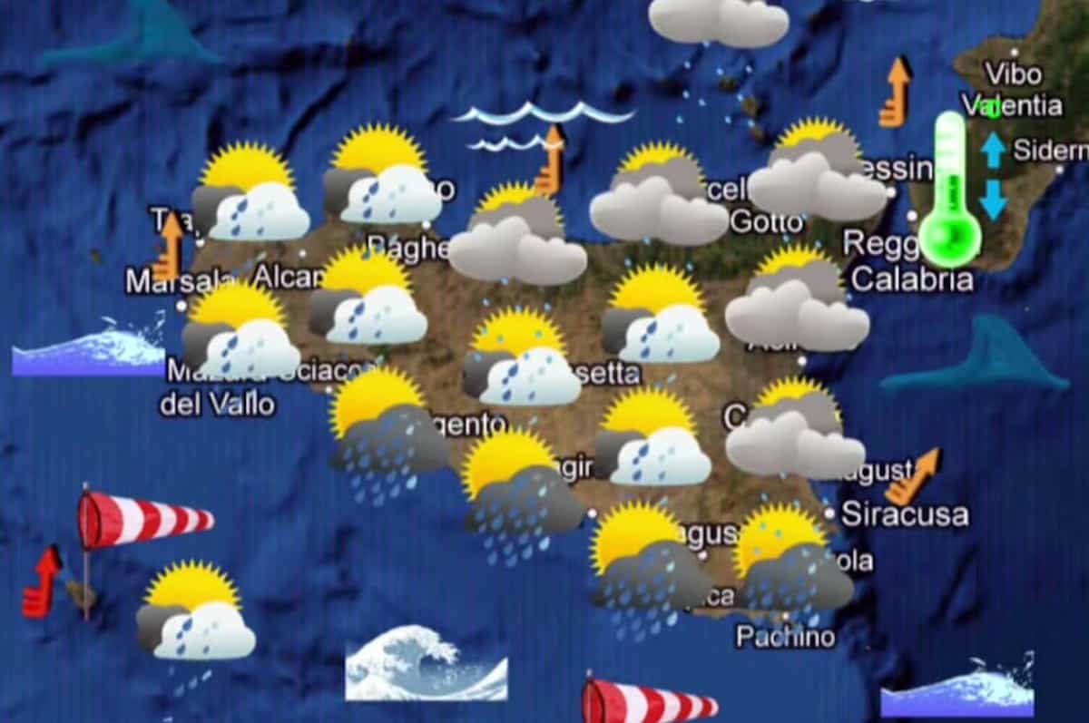 Maltempo Sicilia, Natale sotto la pioggia