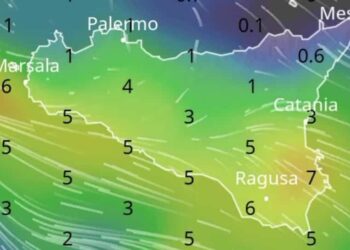 Maltempo Sicilia: weekend di piogge e temporali