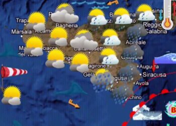 Maltempo Sicilia, in arrivo un vortice ciclonico: piogge e forti temporali