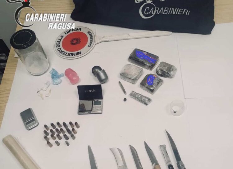 Modica e Scicli: un arrestato e tre denunciati