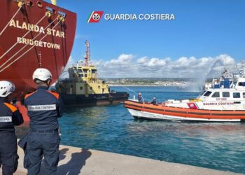 Porto di Pozzallo, riuscita l’esercitazione antincendio: perfetta sinergia
