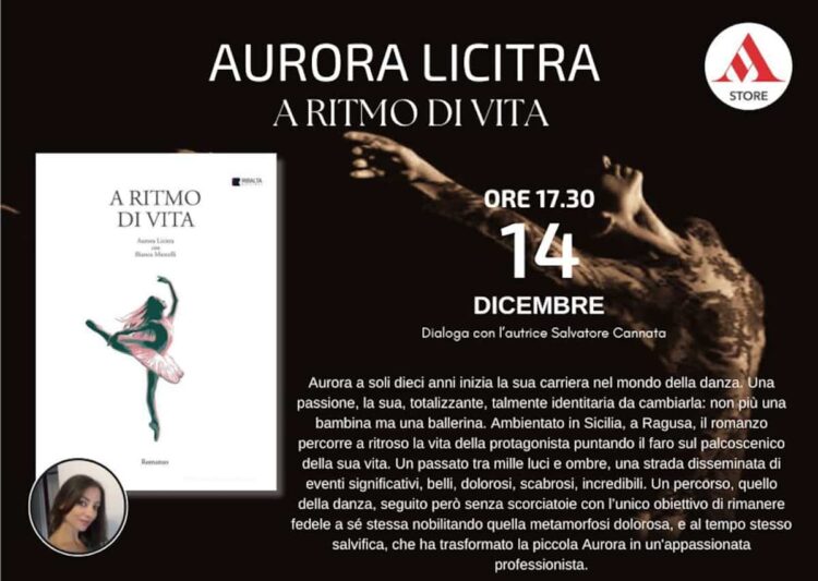 Ragusa oggi la presentazione del libro A ritmo di Vita di Aurora Licitra