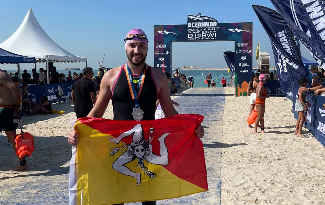 Salvatore Corallo da Vittoria a Dubai per la Oceanman World Final Championship