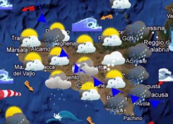 Maltempo Sicilia, San Silvestro sotto pioggia, temporali e freddo