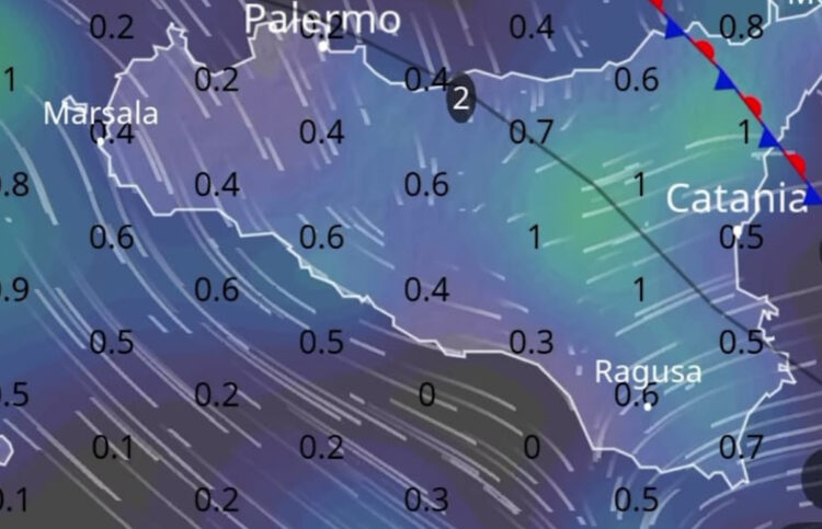 Maltempo Sicilia, in arrivo correnti artiche e piogge