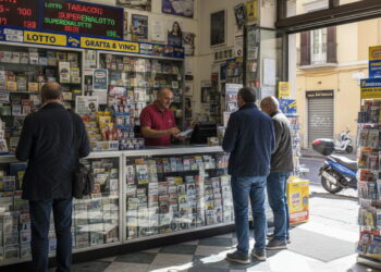 Ricevitoria di Via Marzabotto a Vittoria dove è stato vinto un terno da 22.500 euro