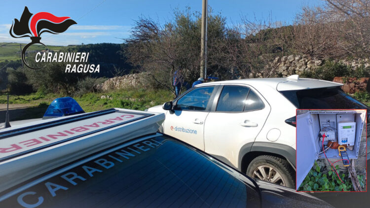 Ragusa Ibla, furto di energia elettrica da 55mila euro: arrestato