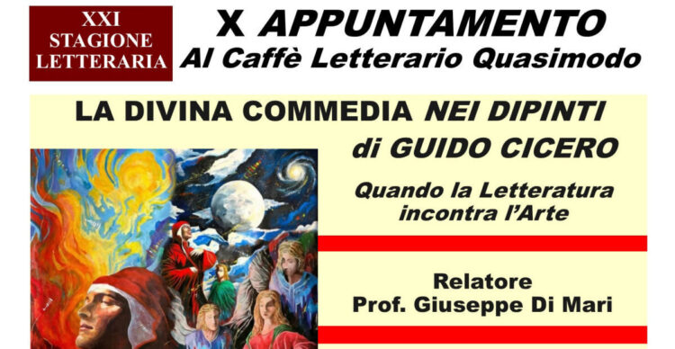Modica, al Quasimodo la Divina Commedia nei dipinti di Guido Cicero  