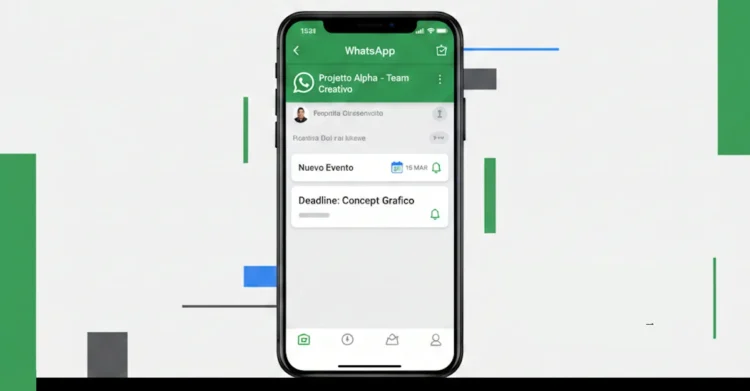promemoria eventi WhatsApp nei gruppi