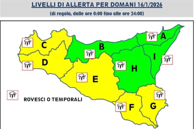 Allerta Meteo, maltempo Sicilia: piogge e venti forti in arrivo anche a Ragusa