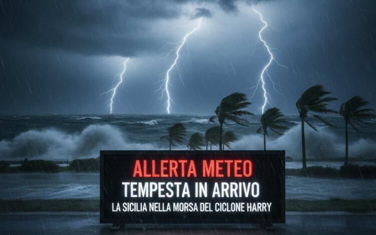 Maltempo, tempesta in arrivo: la Sicilia nella morsa del Ciclone Harry