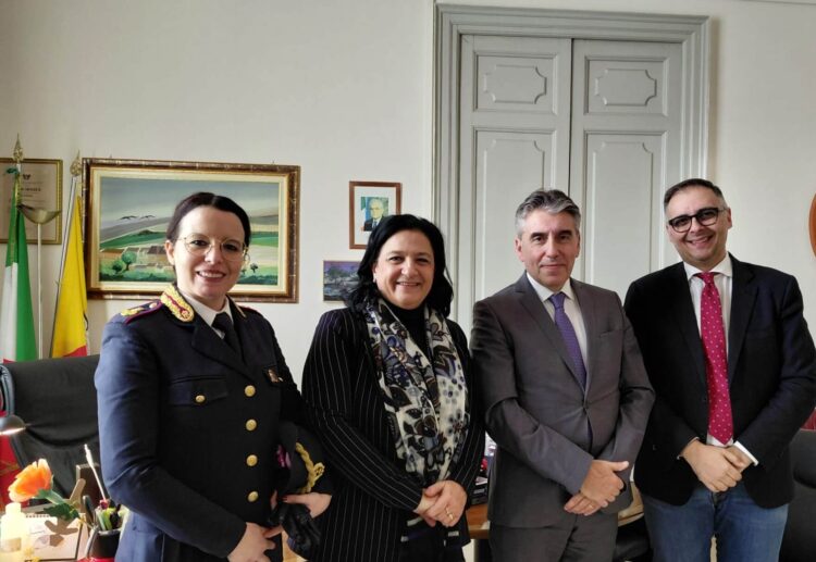 Il Questore di Ragusa a Comiso