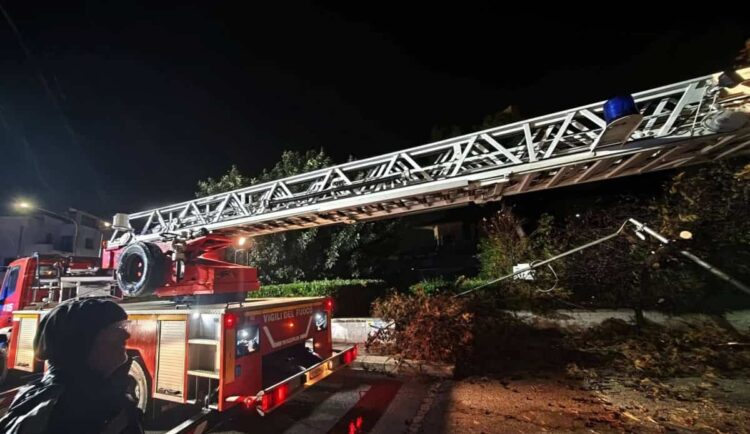 Maltempo Comiso, danni per il ciclone Harry