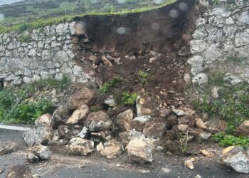 Emergenza maltempo nel Ragusano: crolla muro di contenimento sulla SS 115