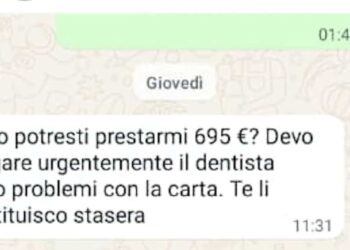 Modica, hackerato il profilo WhatsApp di un modicano: scatta la truffa del prestito urgente