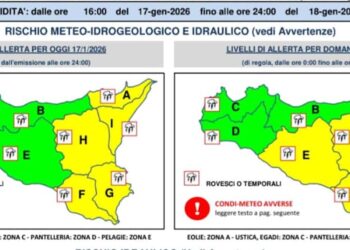 Allerta Meteo maltempo Sicilia, la Tempesta Harry sferza l'Isola: piogge e venti di burrasca