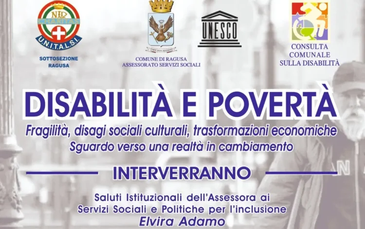 Disabilità e Povertà: incontro a Ragusa