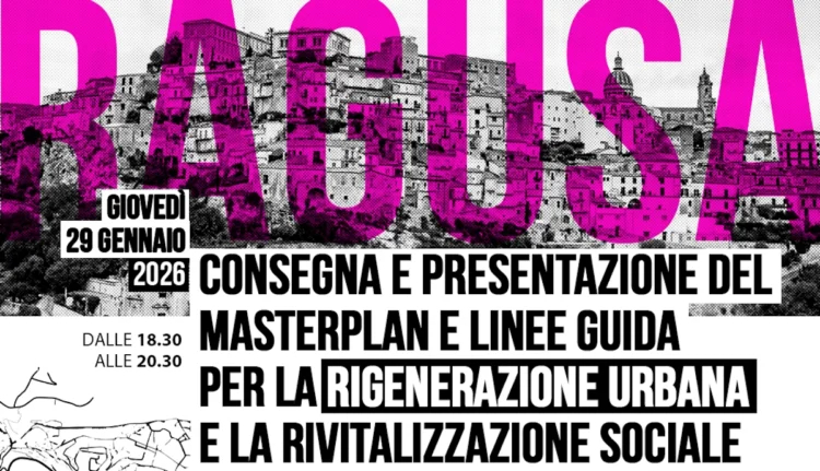 Ragusa, presentazione del masterplan per la rigenerazione urbana
