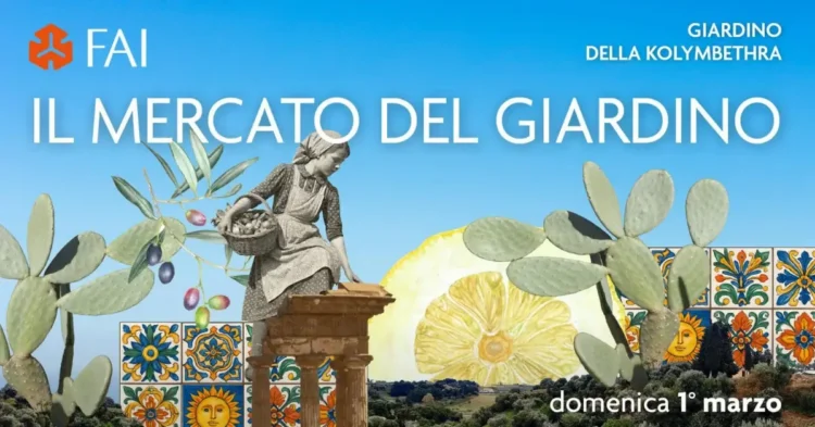 Agrigento oggi alla Kolymbethra nasce il Mercato del Giardino