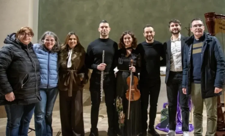 Il concerto del Lumina Sonora Trio nella parrocchia del Sacro Cuore di Gesù a Ragusa