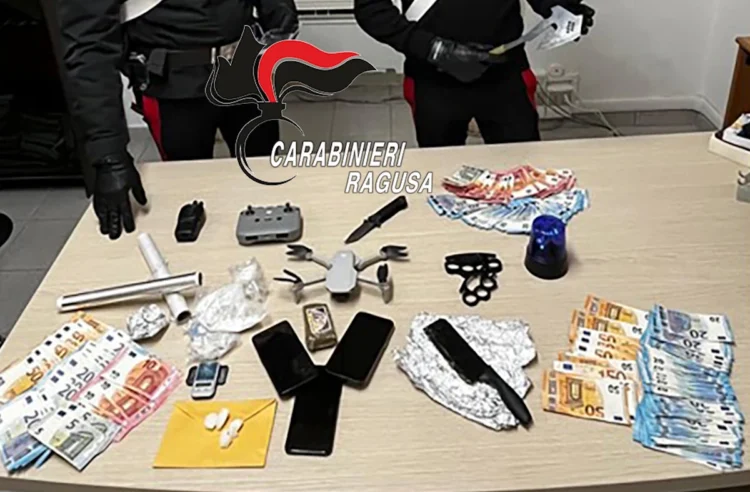 Ragusa: un fermo e due arresti per stupefacenti