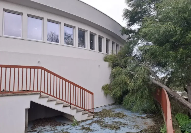 Piscina Comunale Modica chiusa e abbandonata: ci sono anche alberi caduti per maltempo