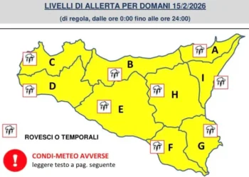 Maltempo Sicilia Allerta Meteo: la Protezione Civile: venti di burrasca e forti temporali in arrivo
