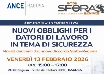 Sicurezza sul lavoro Ragusa, nuovi obblighi per i datori di lavoro: seminario informativo