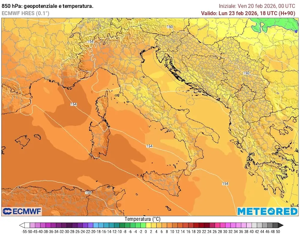 Meteo Italia, NAO positiva per una settimana: cosa aspettarsi tra 20 e 26 febbraio