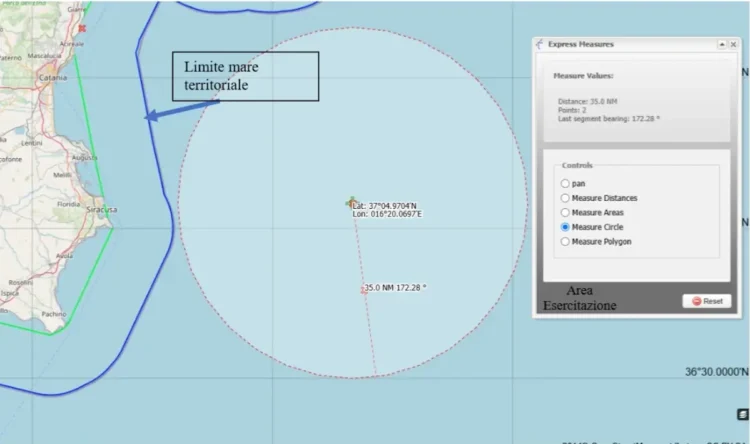 Tiri a fuoco da elicottero nel mare davanti a Siracusa: avviso della Capitaneria