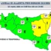 Mappa dell'allerta meteo Sicilia per domenica 22 marzo