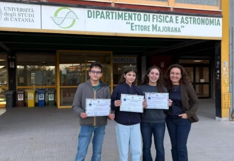 Campionati italiani di astronomia, studente del Verga di Comiso in finale nazionale di Monza 