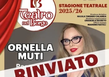 Rinviato lo spettacolo Racconti di Cinema con Ornella Muti