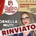 Rinviato lo spettacolo Racconti di Cinema con Ornella Muti