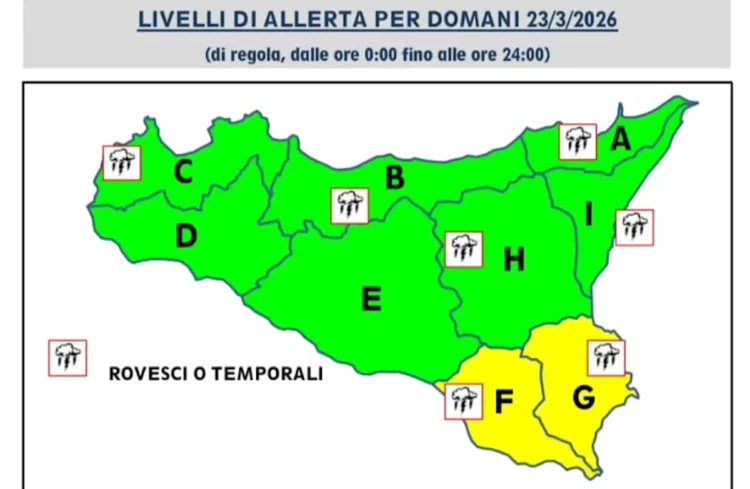 Maltempo, allerta meteo gialla in Sicilia: previsioni e zone a rischio